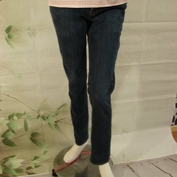 Hollister #3E0689 Ladies Jeans 30 x 32  Button Fly Mid Tone wash gold threading - Picture 12 of 16